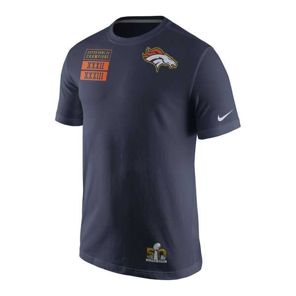 Denver Broncos Nike Super Bowl 50 Champions 3-Time Champs WEM T-Shirt - Navy Blue,We sell and wholesale Denver Broncos Nike Super Bowl 50 Champions 3-Time Champs WEM T-Shirt - Navy Blue on line form chian!